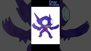 Drawing Pokemon Sableye [upl. by Nylsirk345]