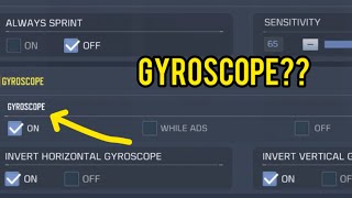 HOW TO OPEN GYROSCOPE SETTINGS IN COD MOBILE [upl. by Adelice706]