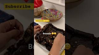 Oru brownie kadha1🥲cooking shortsfeed brownie food vlog flop support short asmrfood like [upl. by Kristof]