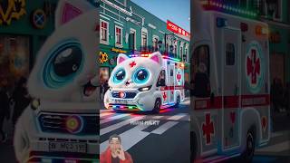 ❤ Evolution of Cat  Police Ambulance 🥰 Miaw Milky ✅️ cat cute love shorts [upl. by Biddy]