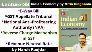 E38 GST Appellate Tribunal EWay Bill Revenue Neutral Rate  Nitin Singhania Indian Economy UPSC [upl. by Scrivens]