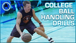 College Ball Handling Drills  Ganon Baker Basketball [upl. by Nedla406]