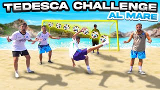 ⚽️ TEDESCA CHALLENGE ASSURDA al MARE vs NAPOLI CREATORS [upl. by Mosi]