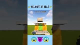 how to make a working helicopter in Minecraft helicopter shorts [upl. by Nomzaj]