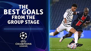 The Best Goals from the Group Stage of the 202021 Champions League Season  UCL on CBS Sports [upl. by Nahgen]