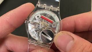 Unboxing Reloj Swatch Gent Clear [upl. by Whale857]