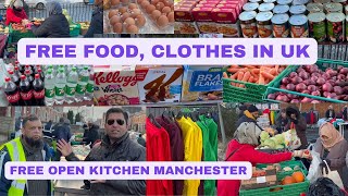 FREE Food Cloths grocery come and get everything for free at open kitchen Manchester cost of living [upl. by Prosperus228]