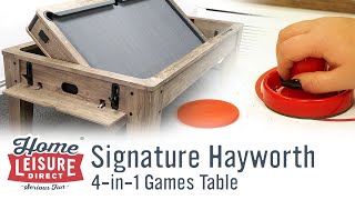 Signature Hayworth 4in1 Games Table [upl. by Irolam473]