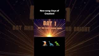 Days of Creation song for YHWH kids 🦖 yahuah [upl. by Anitsahs]