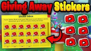 YOUTUBE STICKER GIVEWAY ⚠️JOIN WHILE YOU CAN⚠️Beesmas Update [upl. by Chamberlain776]