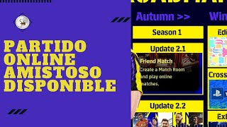 COMO JUGAR AMISTOSOS ONLINE en efootball 2023 [upl. by Eiloj655]