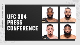 UFC 304 PreFight Press Conference [upl. by Refotsirk]