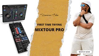 Reloop Mixtour Pro First time [upl. by Eniliuqcaj]