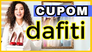 NOVO CUPOM DAFITI  PROMOÇÕES DAFITI  DESCONTOS DAFITI [upl. by Wallis742]