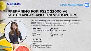 Preparing for FSSC 22000 V6 Key Changes and Transition Tips [upl. by Cocks475]