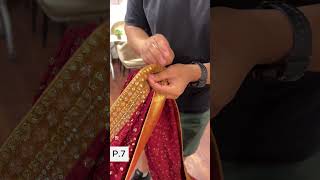 Dulhan ka Dupata  Shadi ka dupata  Bridal Dupatta Draping  BeginnerFriendly [upl. by Birk]