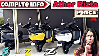 New launch Ather riztas all veriant full details  Ather rizta S ya Z kon si best scooter hai [upl. by Ahmar733]