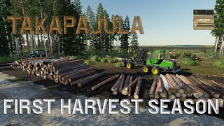 NEW START l FS22 l FORESTRY TIMELAPSE l TAKAPAJULA l E01 [upl. by Cowles]