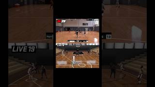 NBA 2K25 Gameplay vs NBA Live 19 Gameplay shorts [upl. by Artnoed]