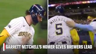 GARRETT MITCHELL gives the Brewers the LEAD vs Mets in the 8th in Game 2 👏  ESPN MLB [upl. by Libbna]