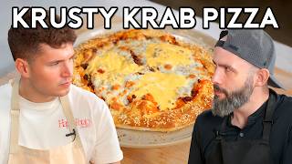 Can We Recreate the Krusty Krab Pizza Babish vs NickDiGiovanni [upl. by Aniale]