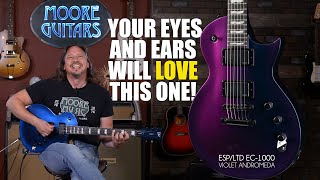 ESP  LTD EC1000 Violet Andromeda  First look at an inspiring guitar [upl. by Doug]