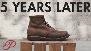 5 Years Later Chippewa Boots Followup Review [upl. by Tnirb669]