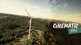 Wind farm  Cinematic FPV [upl. by Ordnazil]