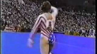 mary lou retton 1985 american cup floor exercise [upl. by Azilem]