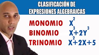 Clasificación de Expresiones Algebraicas  Monomios binomios polinomios explicación completa [upl. by Lyrrad]