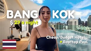 Is This The Best Cheap Hotel in Bangkok 🇹🇭  29 a Night Luxury Hotel [upl. by Cerys]