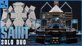 The Saint  BUDGET BUILD  SOLO DUO Base  50 ROCKETS  Simple amp Strong  RUST Base Designs 2024 [upl. by Cod807]