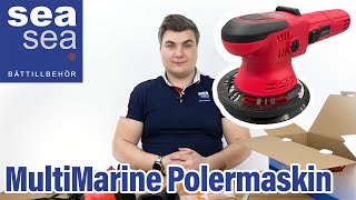 Polermaskin Dual Action 750W från MultiMarine [upl. by Mercer]