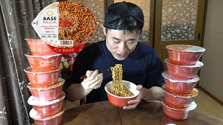 【334kcal】BASE PASTAの旨辛まぜそばそばをガチreviewします！【タンパク質27g】 [upl. by Ailedua]