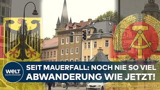 TAG DER DEUTSCHEN EINHEIT Neue Zahlen zu Ost und WestDeutschland Abwanderung auf Extremhoch [upl. by Terri]