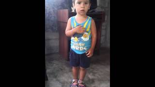 Niño de 2 años canta el himno nacional del ecuador [upl. by Nestor]