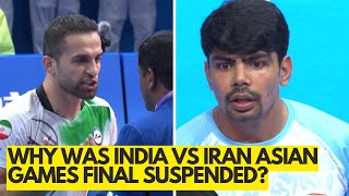 No one knows rules  Why was India vs Iran mens kabaddi final in Asian Games 2023 suspended [upl. by Krystin]