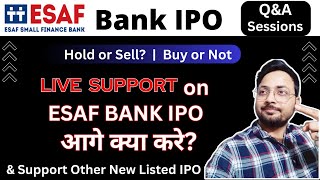 Live Support on IREDA IPO Listing Hold or sell  amp Tata technologies IPO Support smt [upl. by Aarika]