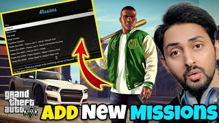 HOW TO ADD NEW MISSIONS IN GTA 5  GTA 5 MODS 2024  HINDIURDU  THE NOOB [upl. by Lorie]