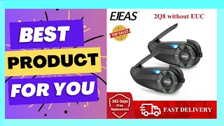 Best EJEAS Q8 Motorcycle Mesh Intercom with EUC Remote Review [upl. by Michaeline]