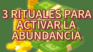 Rituales para activar la abundancia infinita y la prosperidad los resultados son super poderosos [upl. by Daphna60]