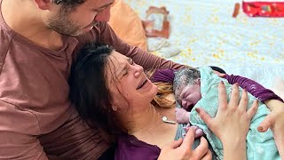 HOME BIRTH VLOG  RAW amp EMOTIONAL Birth [upl. by Yelrac378]