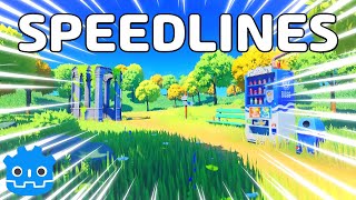 How To Add Speedlines  Godot 43 Tutorial [upl. by Markiv]