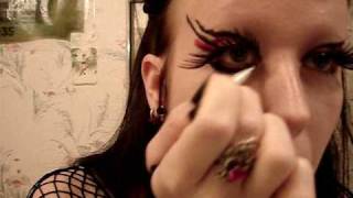 gothic makeup for 2009 [upl. by Lala]