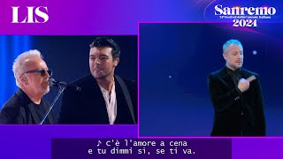 LIS Sanremo 2024  The Kolors con Umberto Tozzi cantano un medley di Umberto Tozzi [upl. by Ancilin]