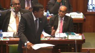 Fijian Minister for Education Hon Dr Mahendra Reddy endorses 20162017 Budget [upl. by Margy]