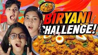 Biryani eating challenge spicy and fun 💗😁 [upl. by Fanya404]