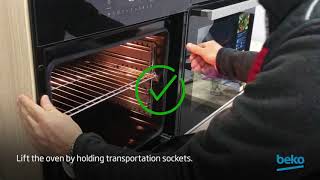 How to install your oven  by Beko [upl. by Ebbie]