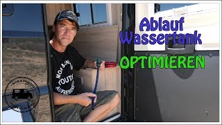 Ablauf Wassertank Wohnmobil optimieren  Technik und Tipps [upl. by Ysle]