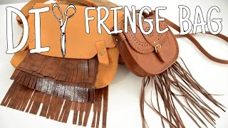 DIWhyNot DIY Fringe Bag [upl. by Monda]